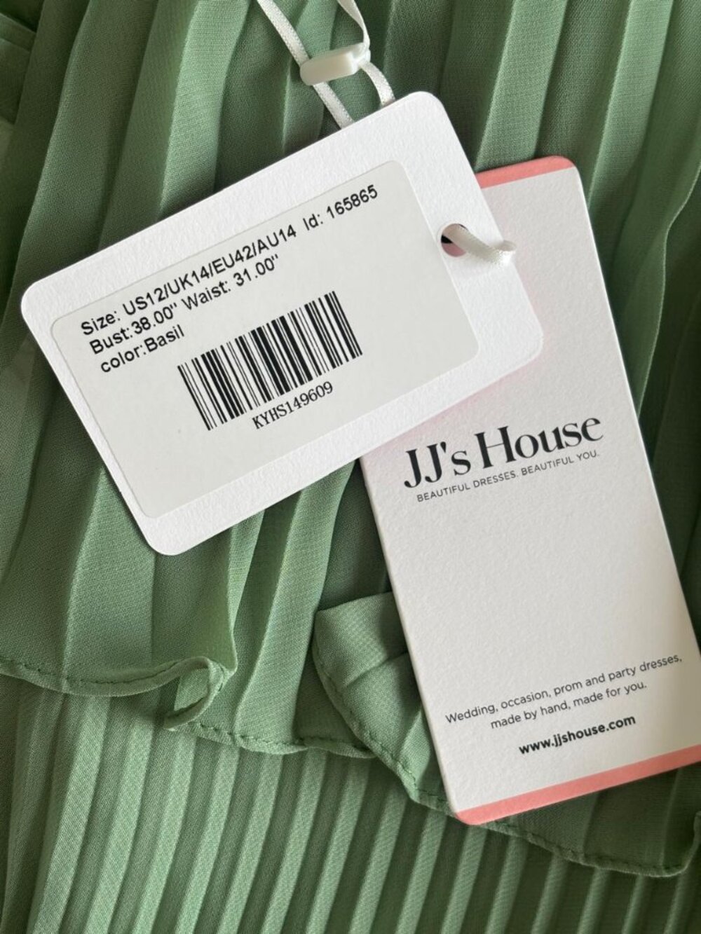 JJ's House A-line Pleated Chiffon Dress - Picture 4 of 10
